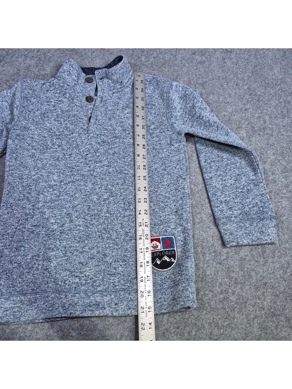 365 kids garanimals boys fleece Yeti pullover Blue SZ 8 Casual Warm Soft